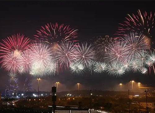 宁南县焰火晚会